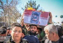 گزارش تصویری |  مراسم تشییع پیکر شهید مدافع حرم محمد قنبریان  